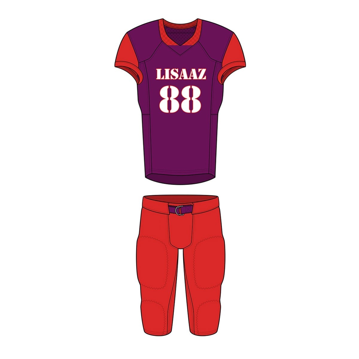American Football Uniform